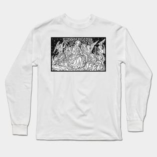 Jesus, Mary, and Angels Long Sleeve T-Shirt